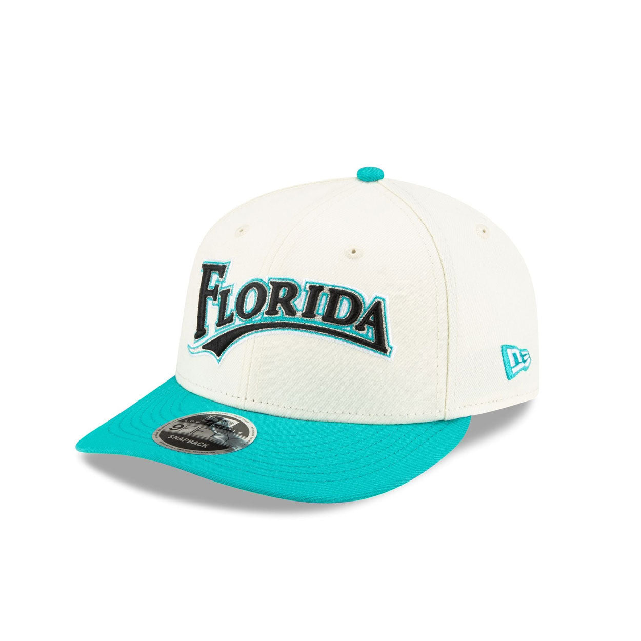 NEW ERA × FELT Florida Marlins - 9FIFTY LP SNAPBACK VINTAGE WHITE