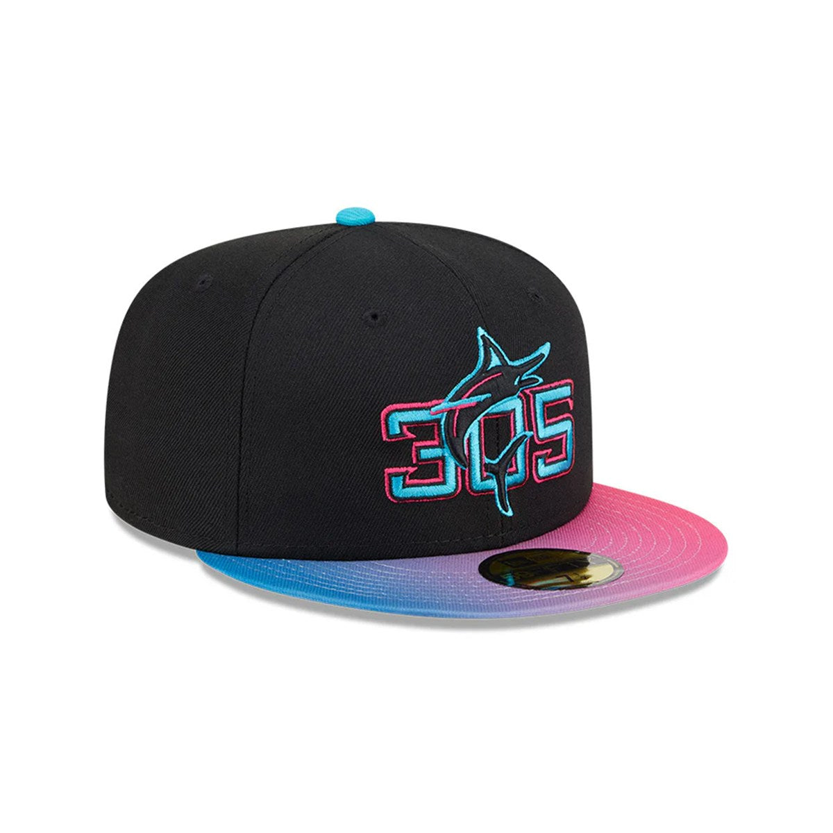 NEW ERA Miami Marlins - 59FIFTY ON-FIELD MLB City Connect BLACK【14521636】