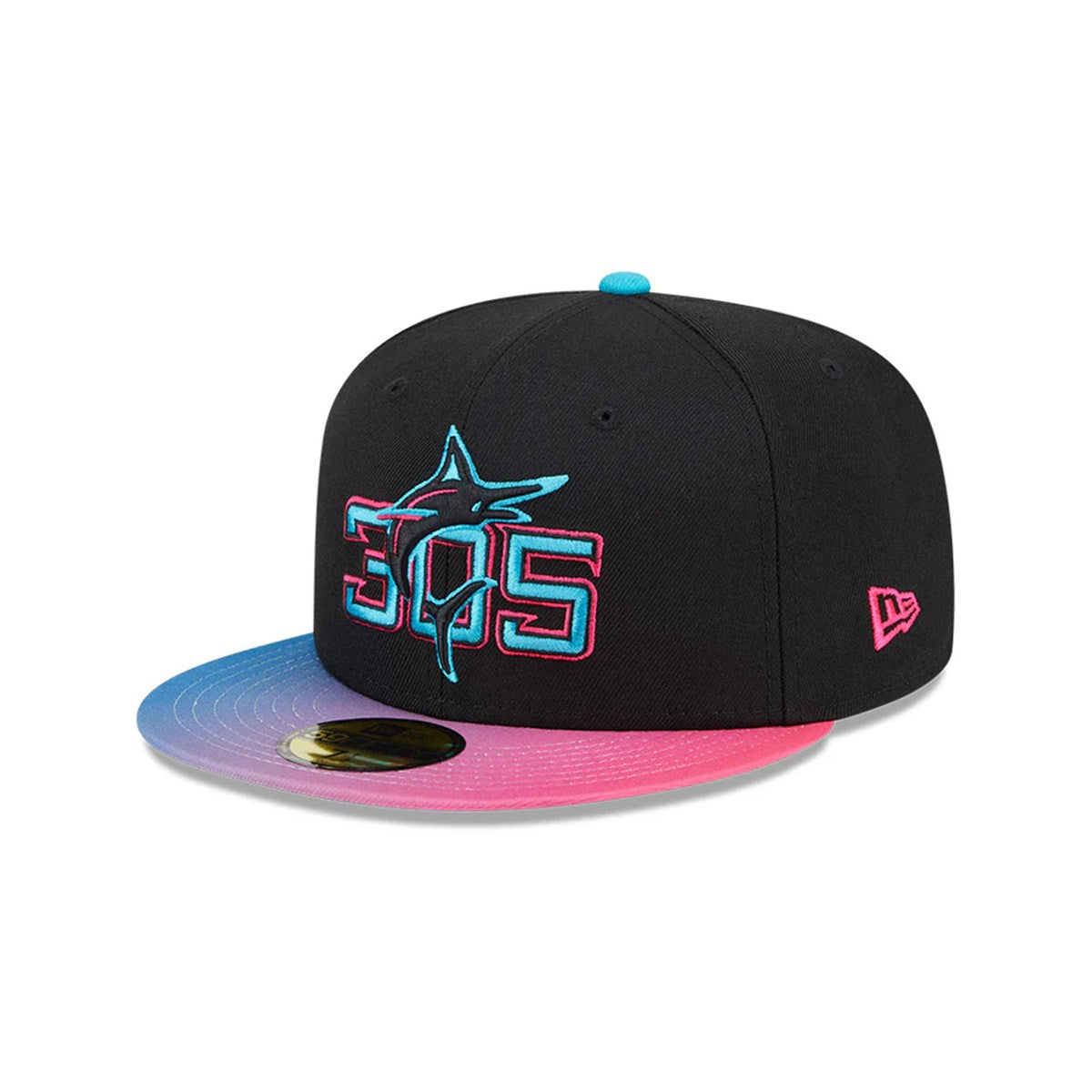 NEW ERA Miami Marlins - 59FIFTY ON-FIELD MLB City Connect BLACK【14521636】