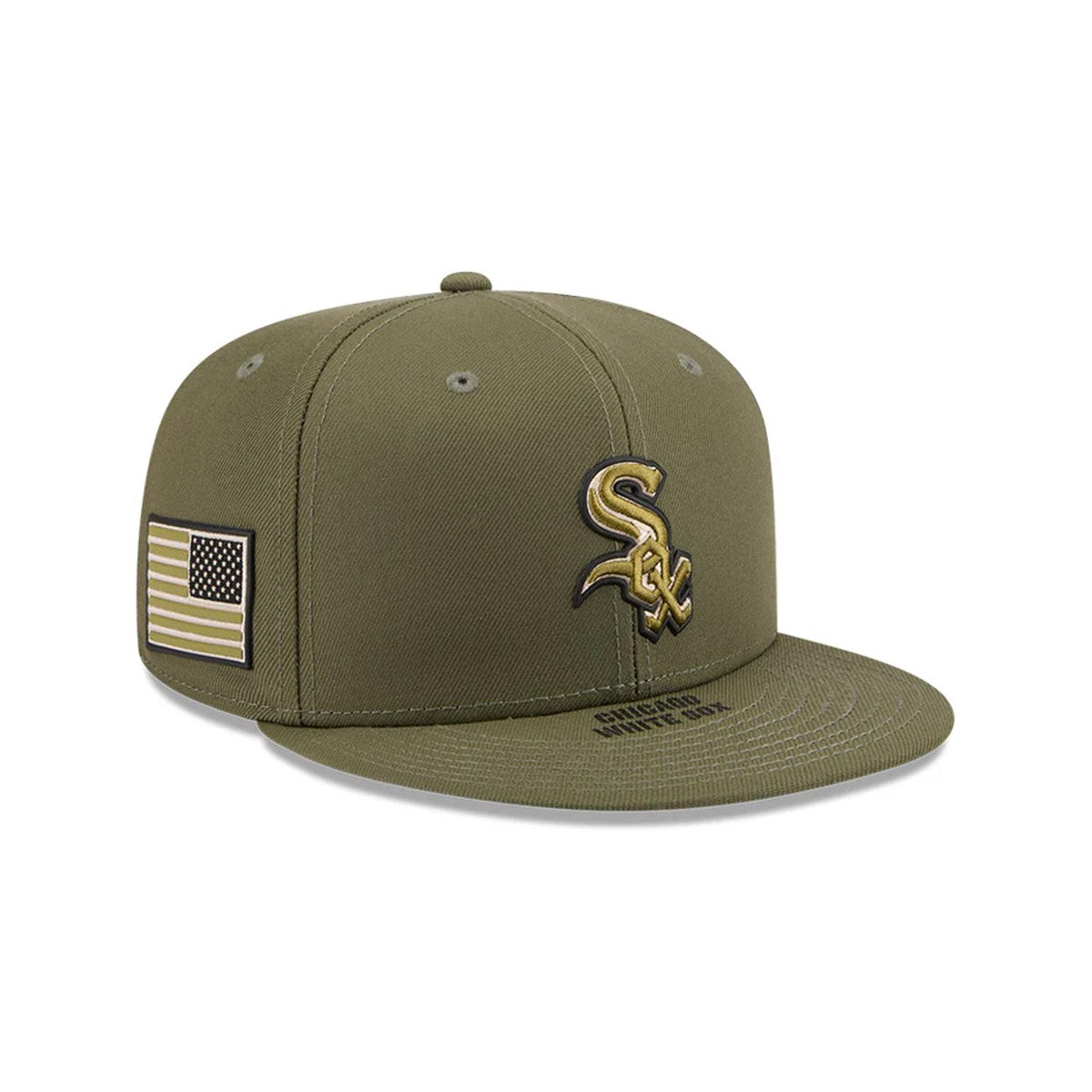 NEW ERA Chicago White Sox - 59FIFTY ON-FIELD MLB 2026 Armed Forces Day NEW OLIVE 【14939293】
