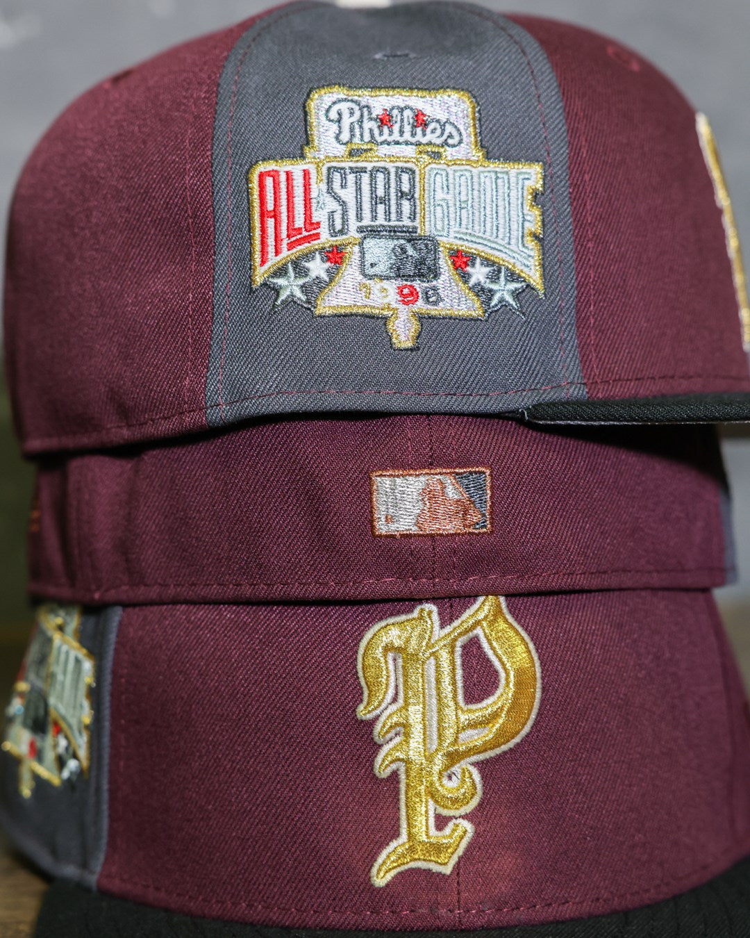 NEW ERA - Philadelphia Phillies 59Fifty 1996 All Star Game Maroon/Black