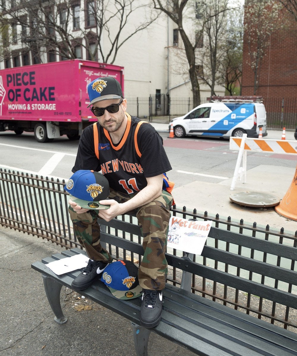 NEW ERA - New York Knicks City Never Sleeps Royal/Black/Woodland Camo