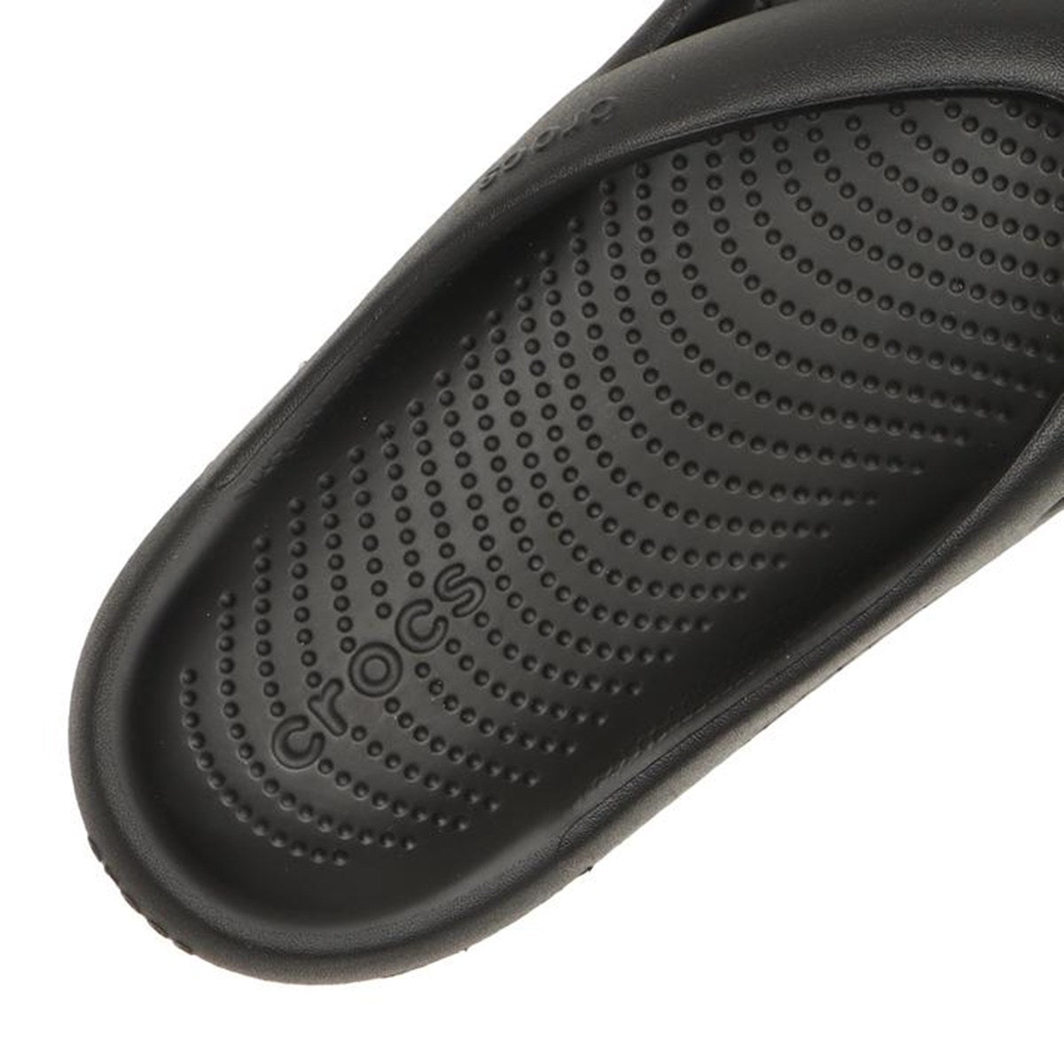 crocs mellow recovery flip black [208437-001]