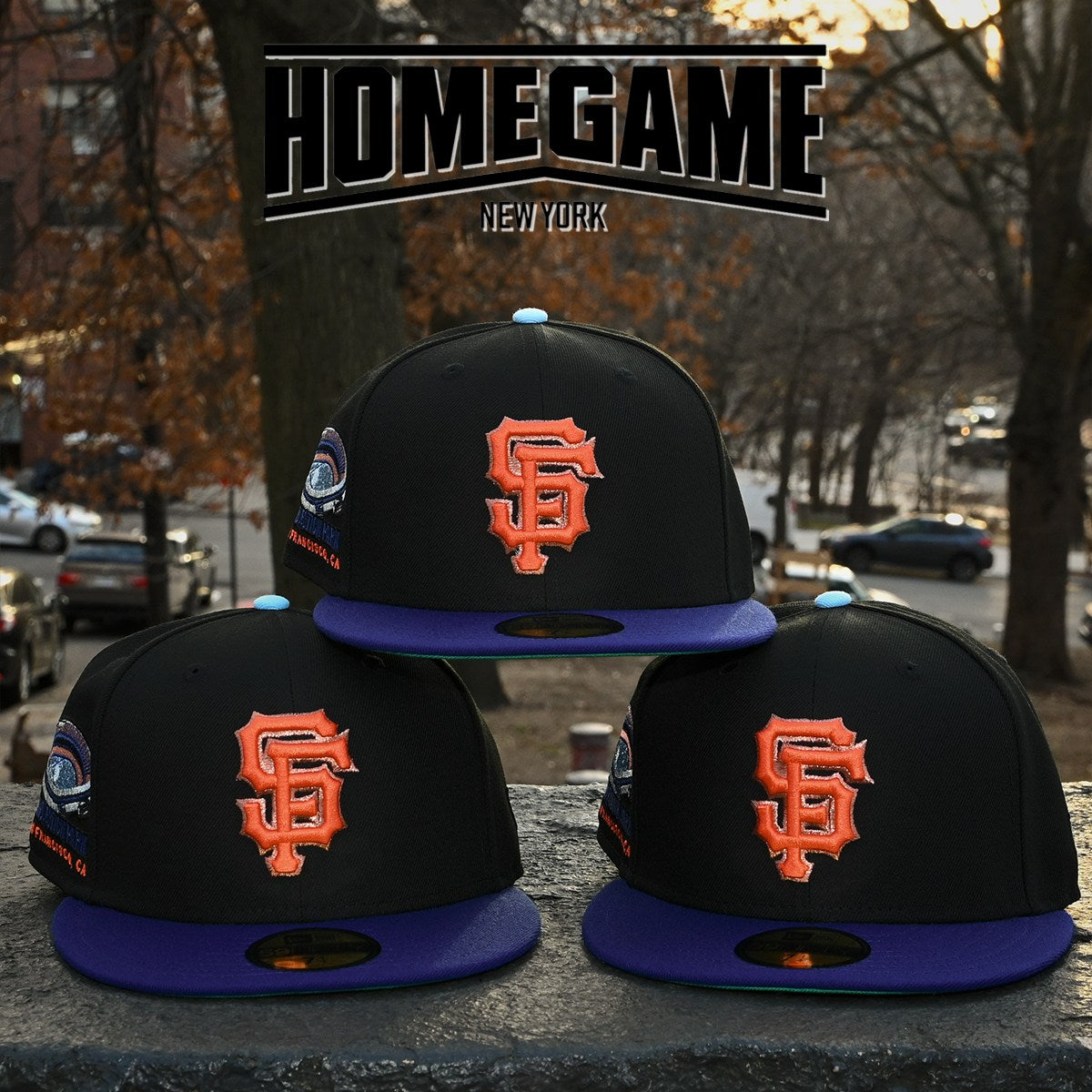 NEW ERA - San Francisco Giants 59Fifty Candlestick Park Black/Dark Royal
