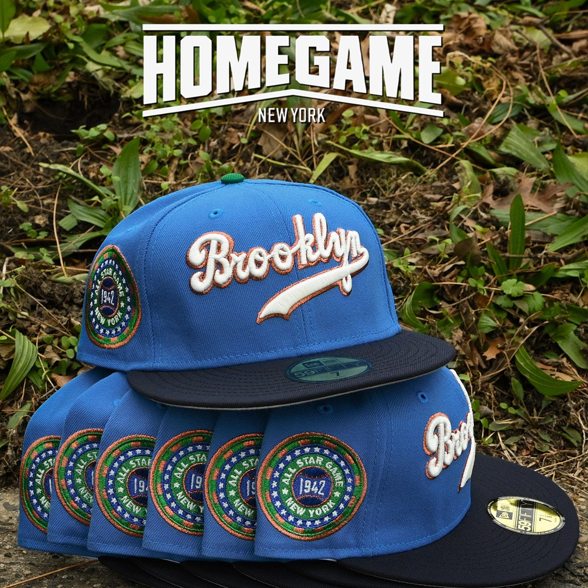 NEW ERA - Brooklyn Dodgers 59Fifty 1942 All Star Game Blue Reef/Navy