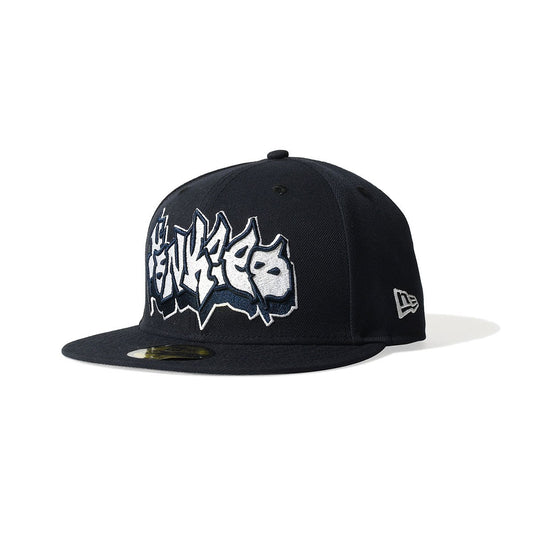 NEW ERA NEW YORK YANKEES - 59FIFTY CO GRAFFITI LOGO NAVY 【70982649】