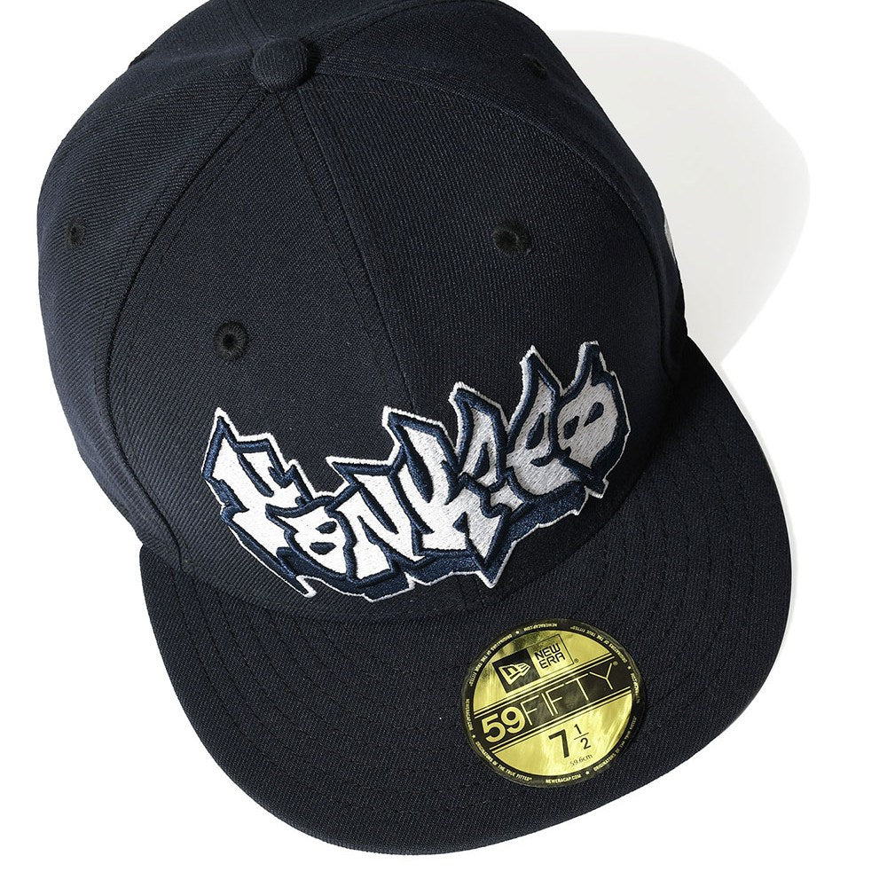 NEW ERA NEW YORK YANKEES - 59FIFTY CO GRAFFITI LOGO NAVY 【70982649】