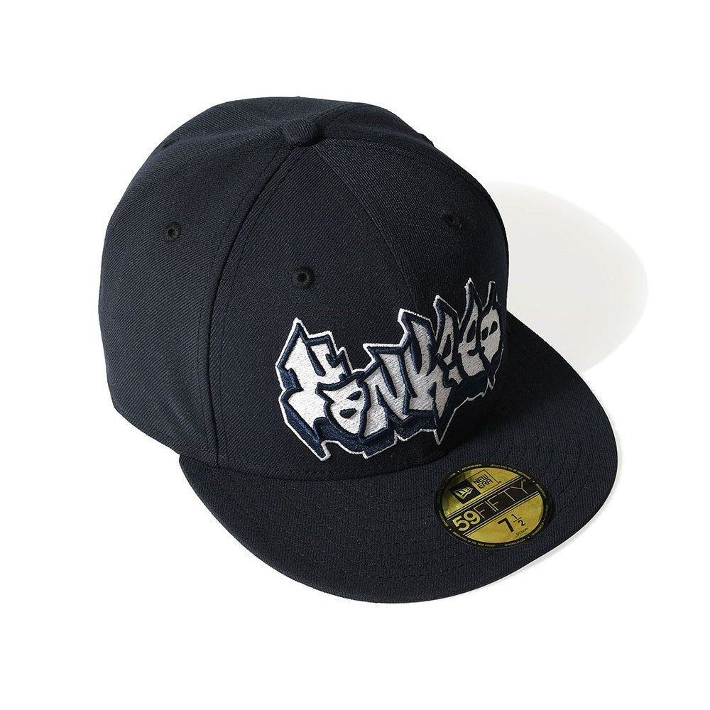 NEW ERA NEW YORK YANKEES - 59FIFTY CO GRAFFITI LOGO NAVY 【70982649】