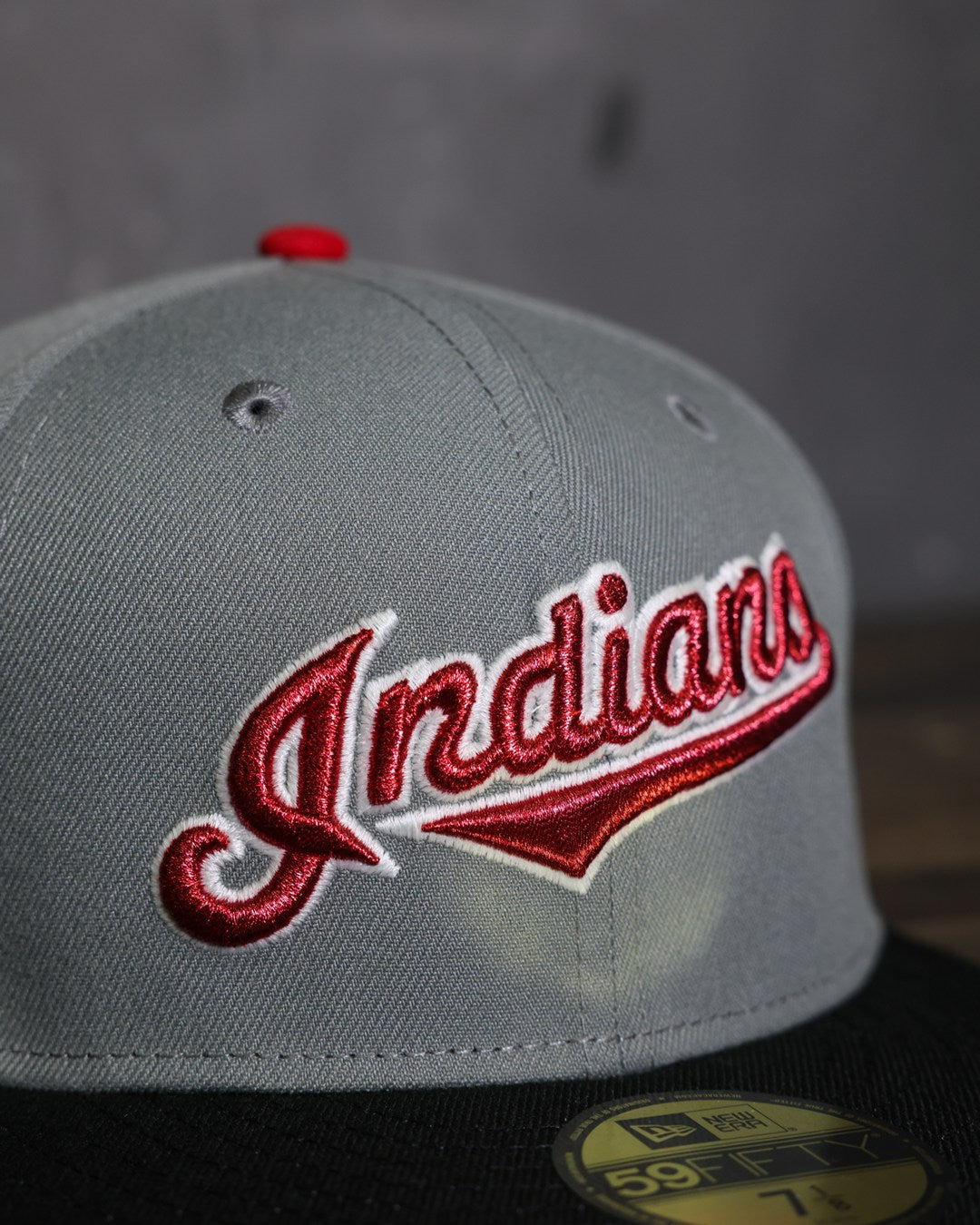 NEW ERA - Cleveland Indians 1997 World Series Dark Graphite/Black