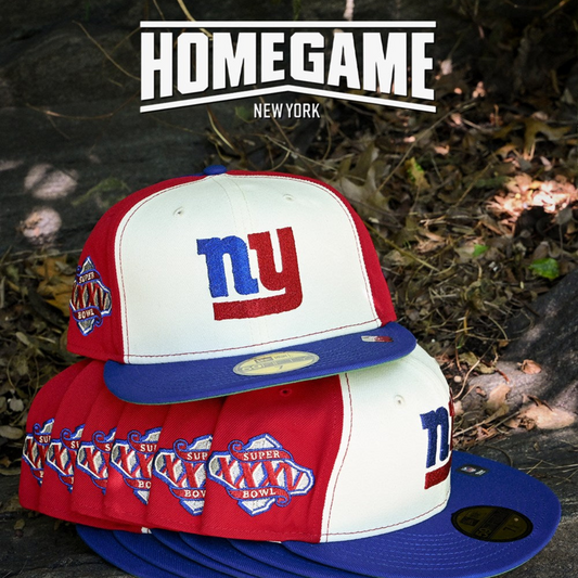 NEW ERA - New York Giants Super Bowl Chrome White/Front Door Red/Royal