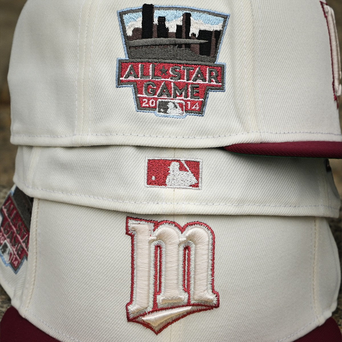 NEW ERA - Minnesota Twins 59Fifty 2014 All Star Game Chrome White/Burgundy