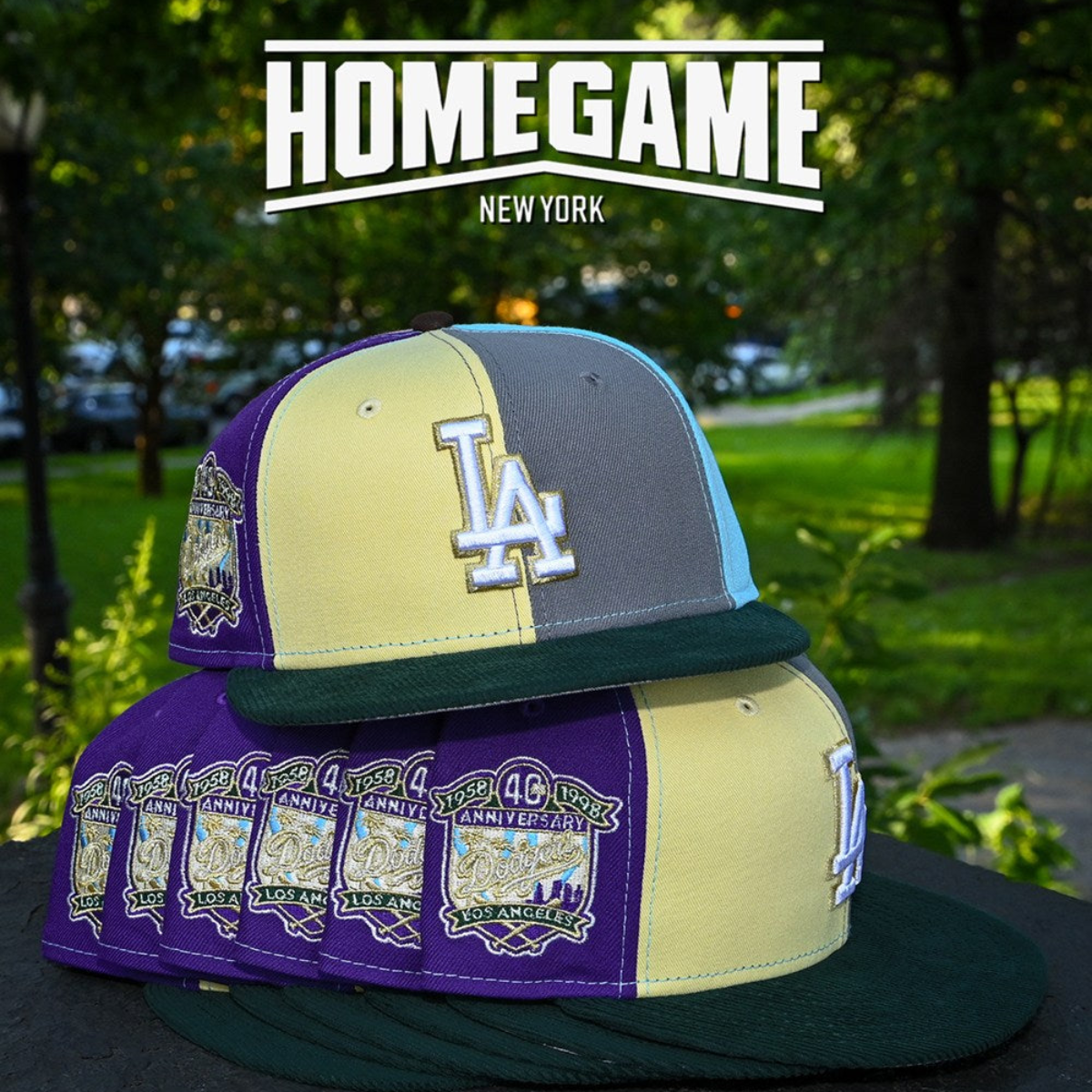 NEW ERA - Los Angeles Dodgers 40th Anniversary Multi 59Fifty