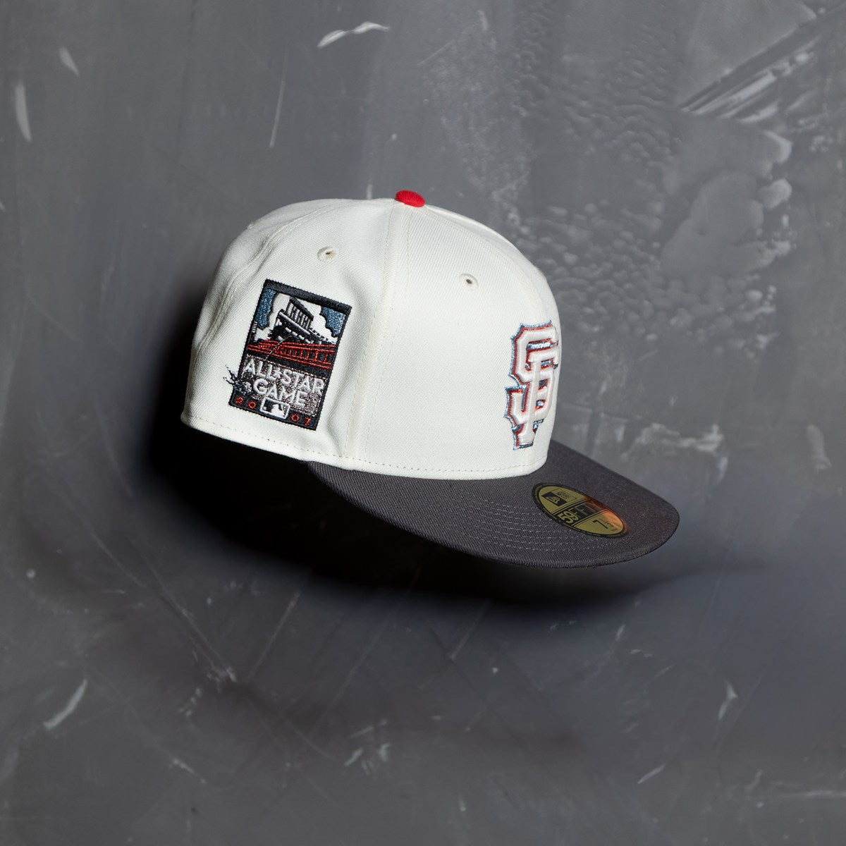 NEW ERA - San Francisco Giants 59Fifty 2007 All Star Game Chrome White/Dark Graphite