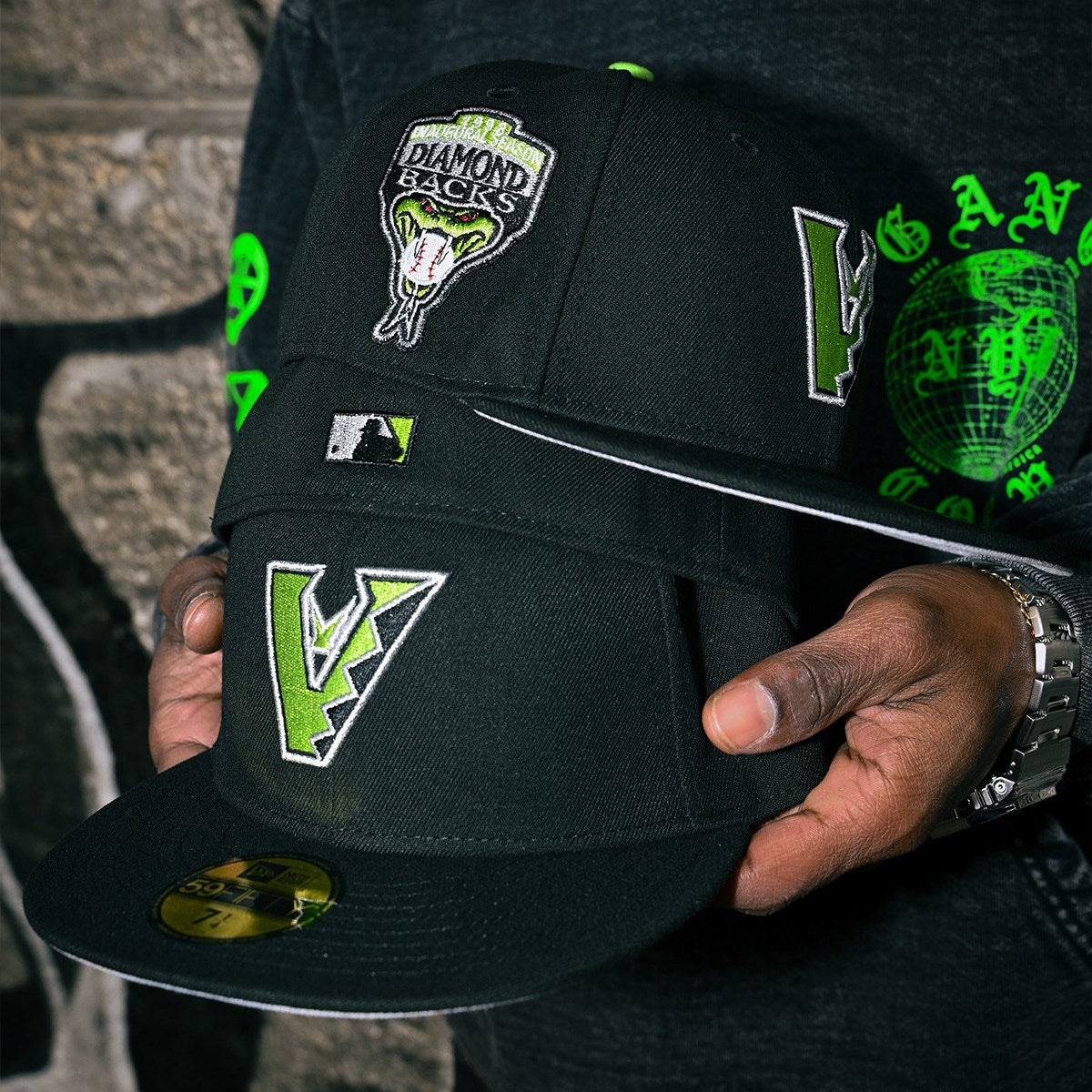 NEW ERA - Arizona Diamondbacks 59Fifty 1998 Inaugural Season Black