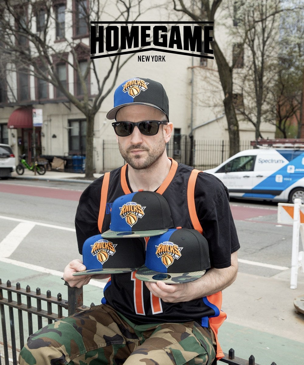 NEW ERA - New York Knicks City Never Sleeps Royal/Black/Woodland Camo