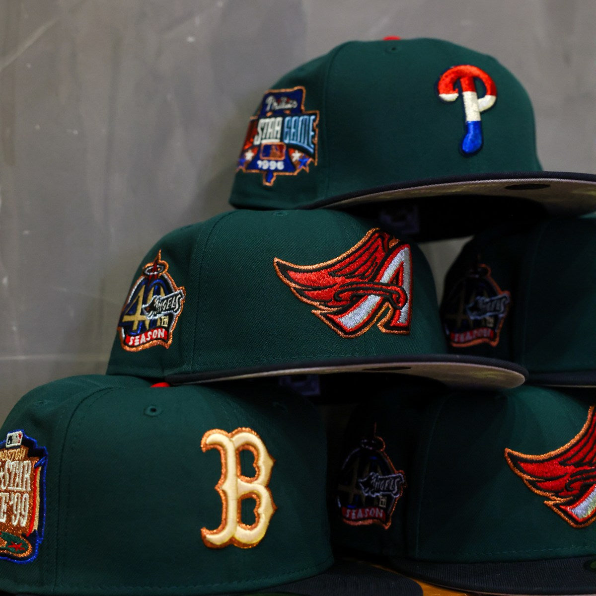 NEW ERA - Los Angeles Angels 59Fifty 40th Season Dark Green/Navy