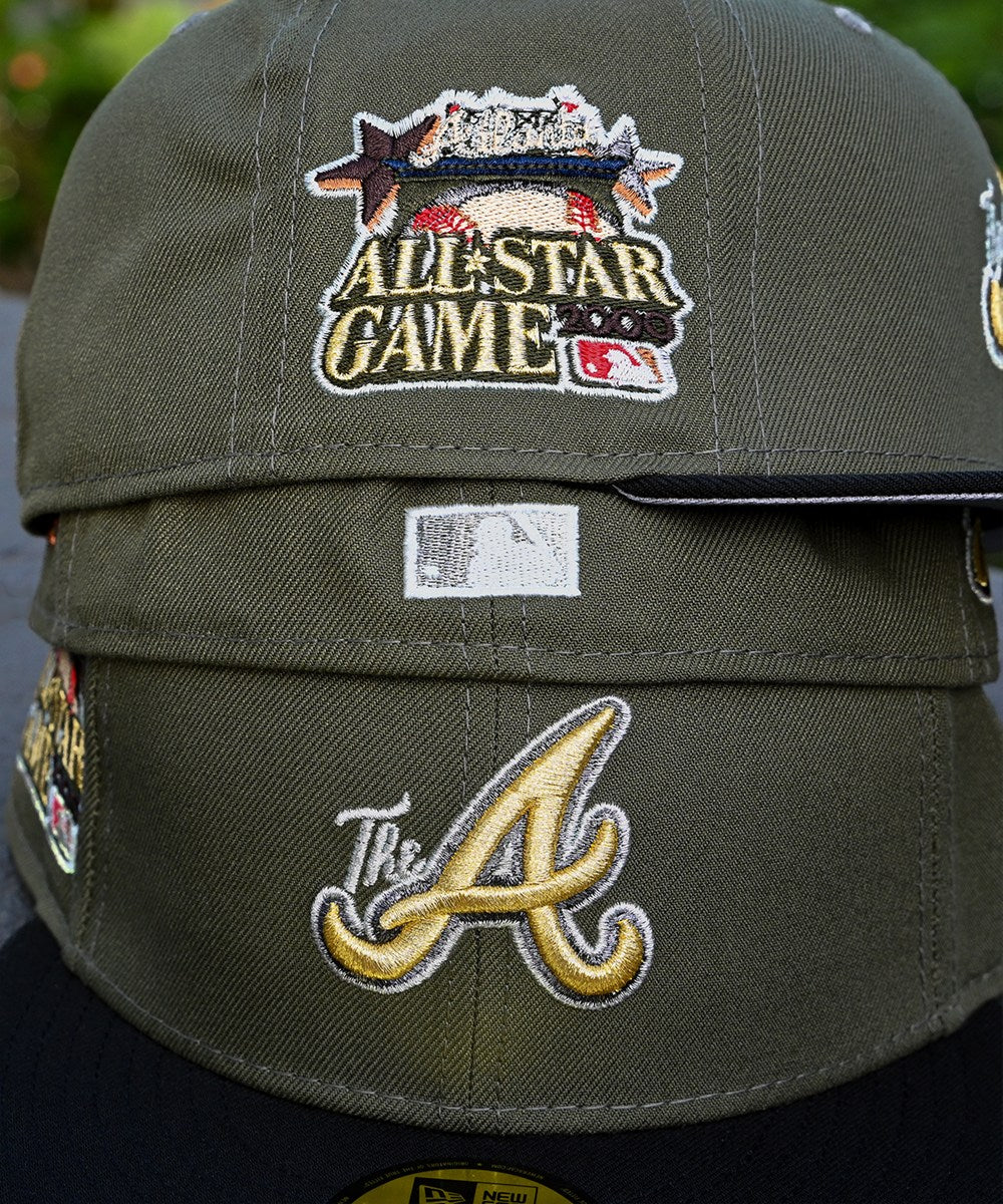 NEW ERA - Atlanta Braves 2000 All Star Game 59fIFTY Olive/Black
