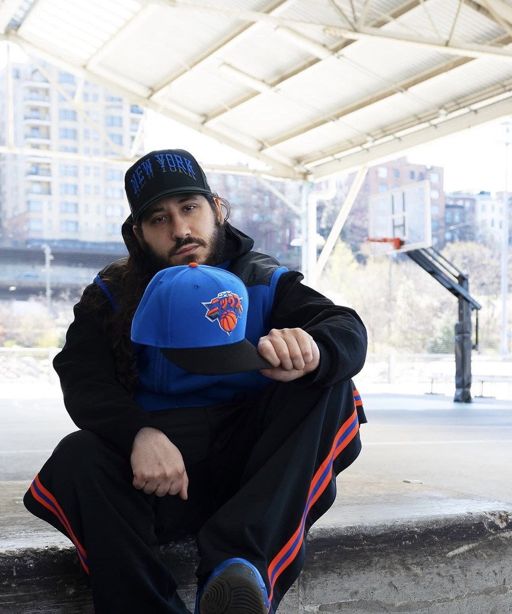 NEW ERA - New York Knicks 59Fifty Katakana Plain Jane Light Royal/Black