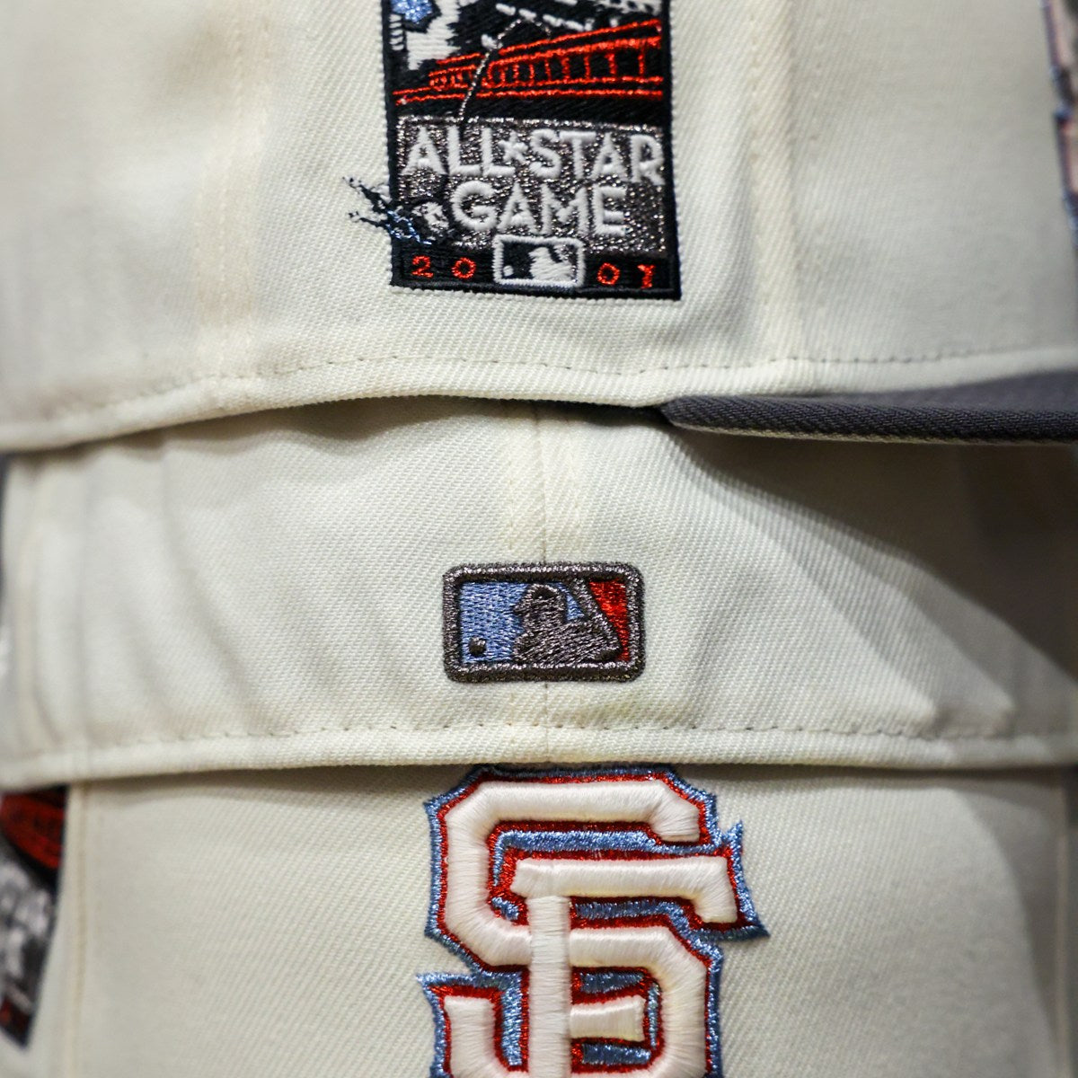 NEW ERA - San Francisco Giants 59Fifty 2007 All Star Game Chrome White/Dark Graphite