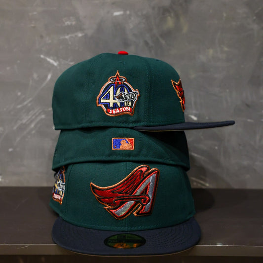 NEW ERA - Los Angeles Angels 59Fifty 40th Season Dark Green/Navy