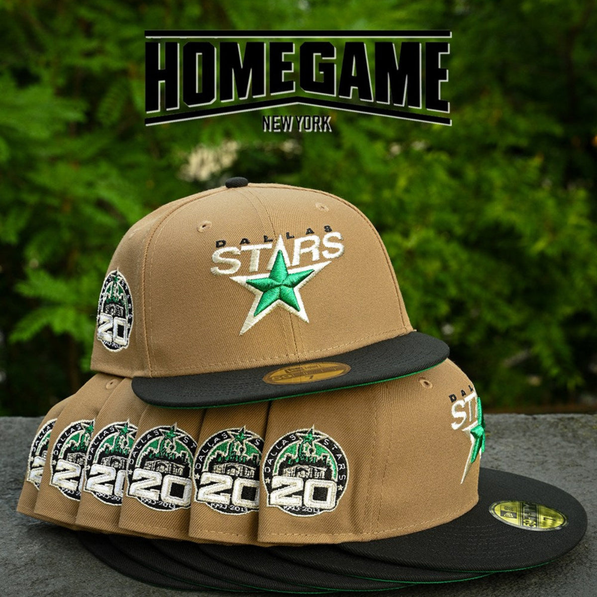 NEW ERA - Dallas Stars 20th Anniversary Khaki/Black 59Fifty