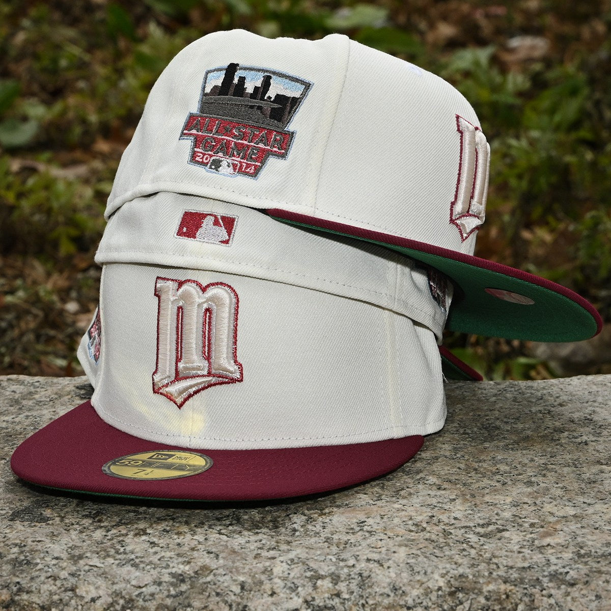 NEW ERA - Minnesota Twins 59Fifty 2014 All Star Game Chrome White/Burgundy