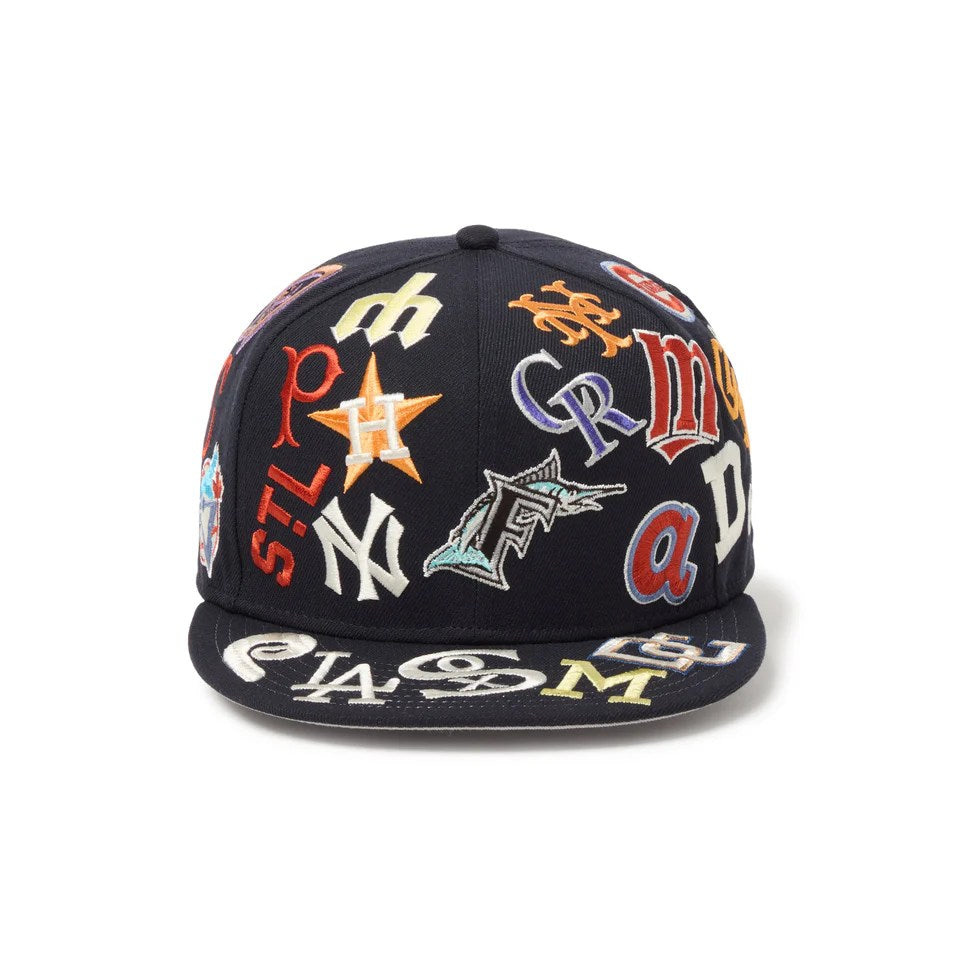 NEW ERA - 9FIFTY Team Logo Allover MLB NAVY 【14667799】