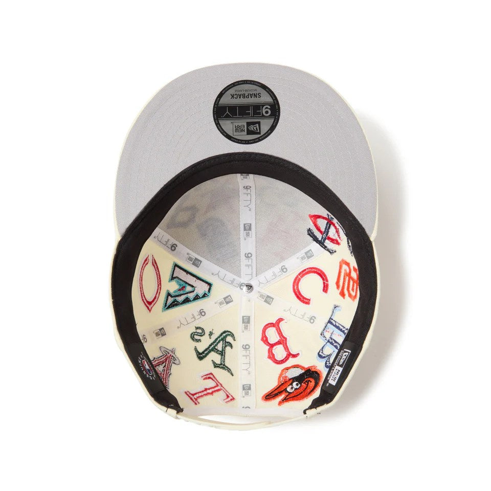 NEW ERA - 9FIFTY Team Logo Allover MLB CHROME【14667804】