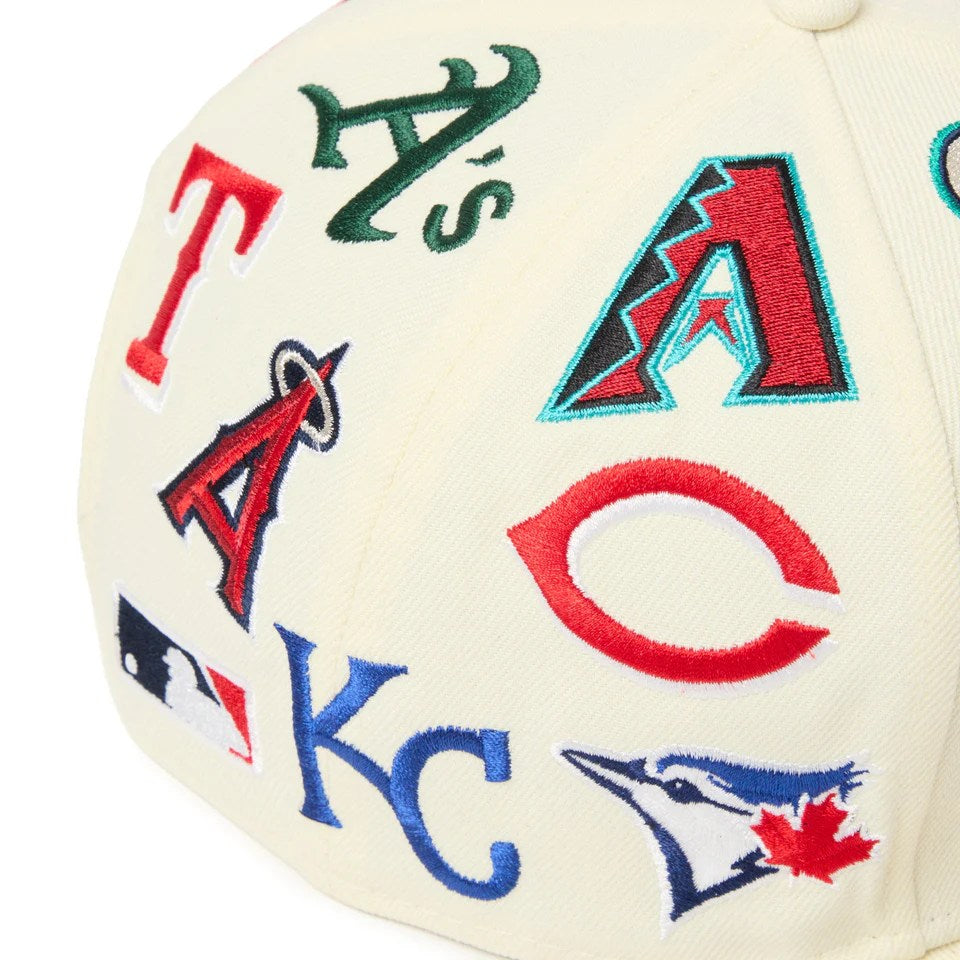 NEW ERA - 9FIFTY Team Logo Allover MLB CHROME【14667804】