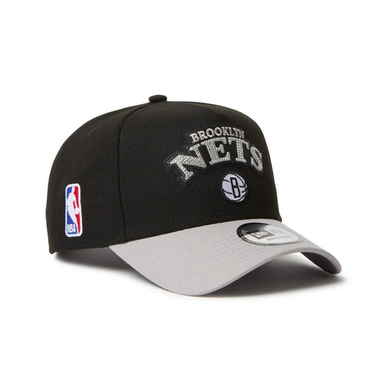 NEW ERA Brooklyn Nets - 9FORTY A-Frame NBA Rhinestone BLACK/GRAY【14667878】