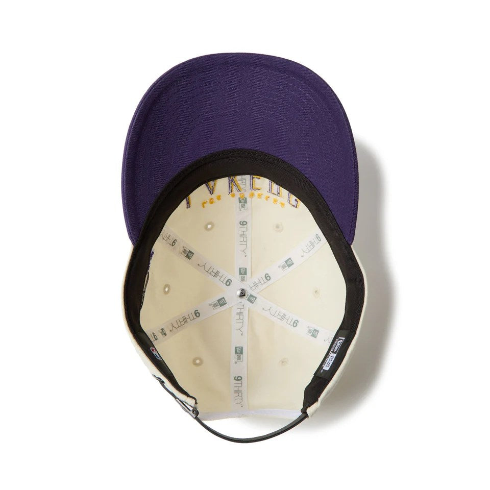 NEW ERA Los Angeles Lakers - 9THIRTY LEAGUE BUCKLE CHROME/PURPLE 【14667919】