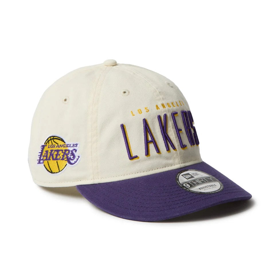 NEW ERA Los Angeles Lakers - 9THIRTY LEAGUE BUCKLE CHROME/PURPLE 【14667919】