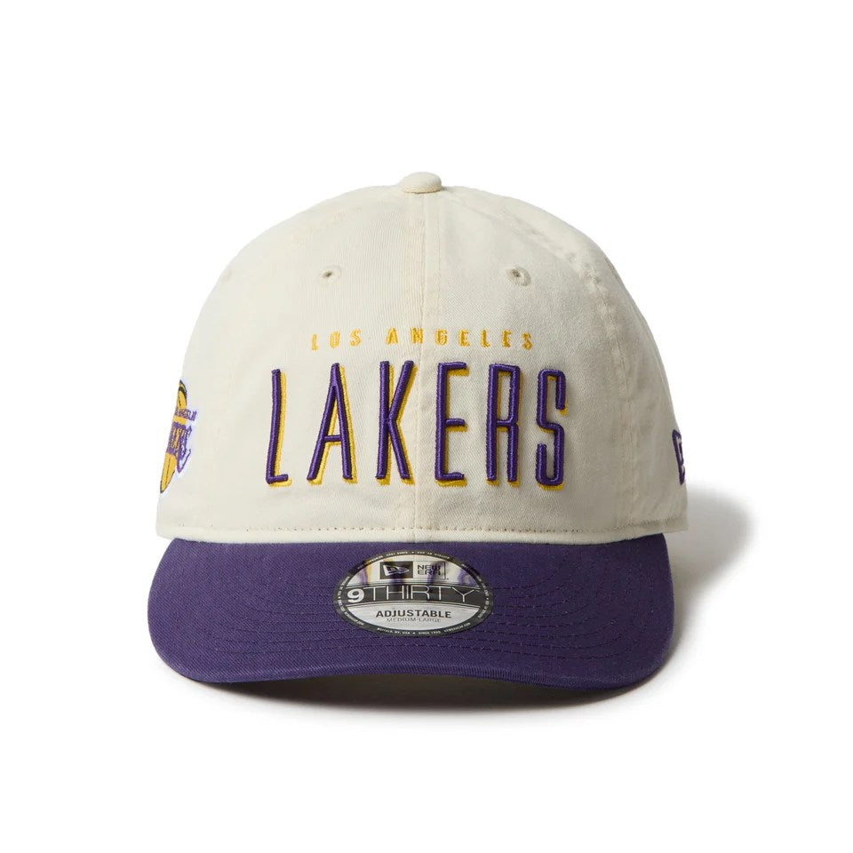 NEW ERA Los Angeles Lakers - 9THIRTY LEAGUE BUCKLE CHROME/PURPLE 【14667919】