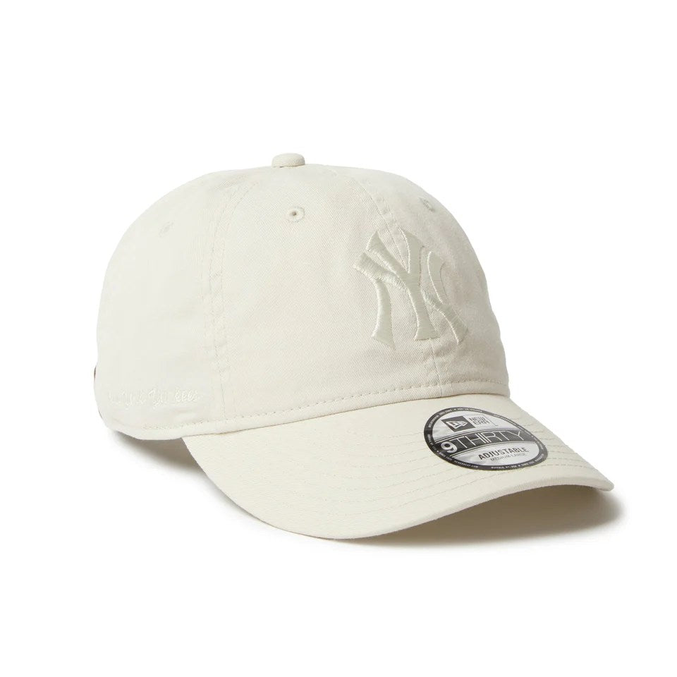 NEW ERA New York Yankees - 9THIRTY MLB Cooperstown Tonal Logo IVORY 【14667943】