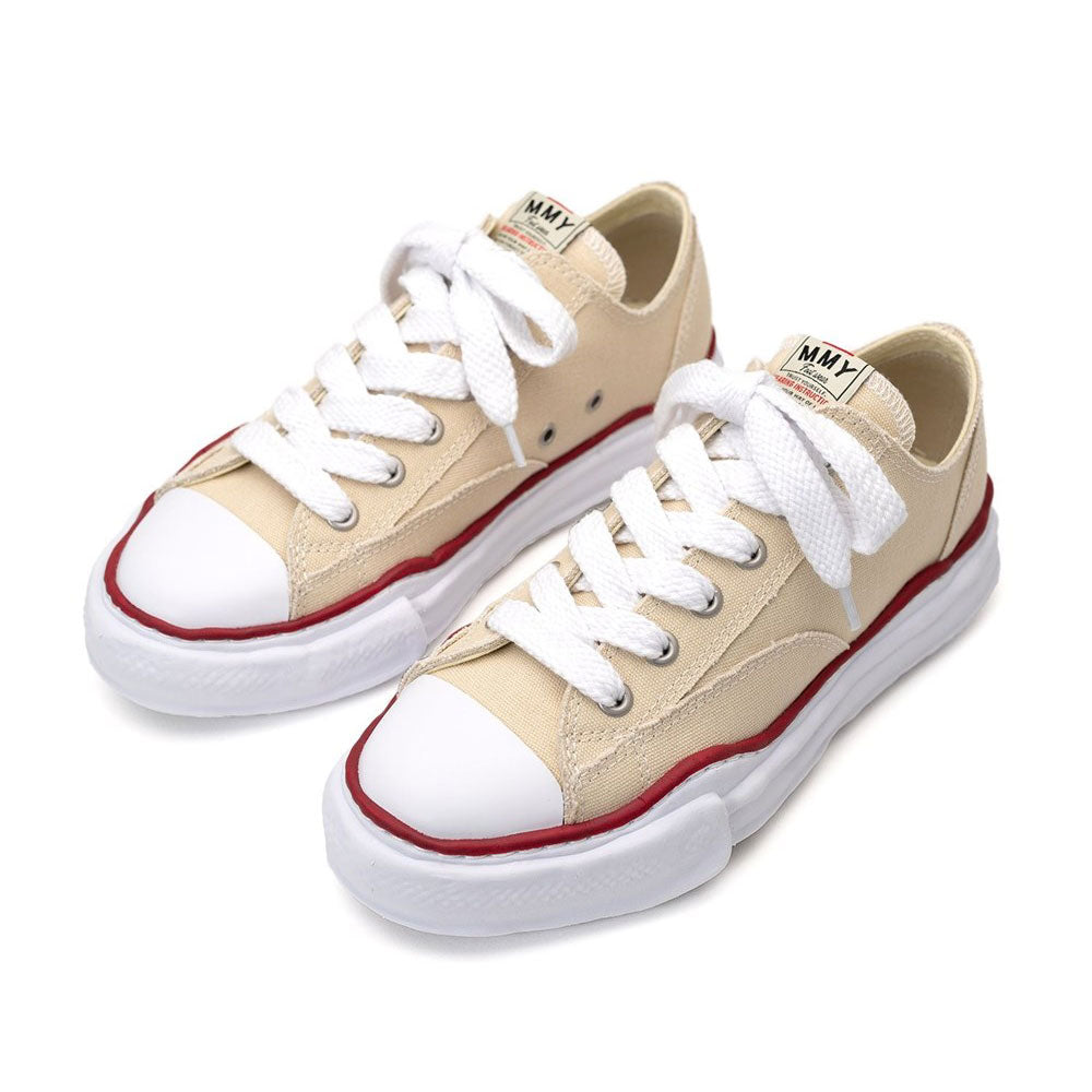 Maison MIHARA YASUHIRO PETERSON CANVAS LOW OG 鞋底 黑色 自然色 [A04FW729]