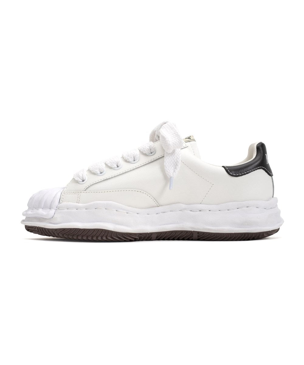 Maison MIHARA YASUHIRO BLAKEY LOW OG SOLE SHELL TOE LEATHER SNEAKER WHITE | White [A06FW702]