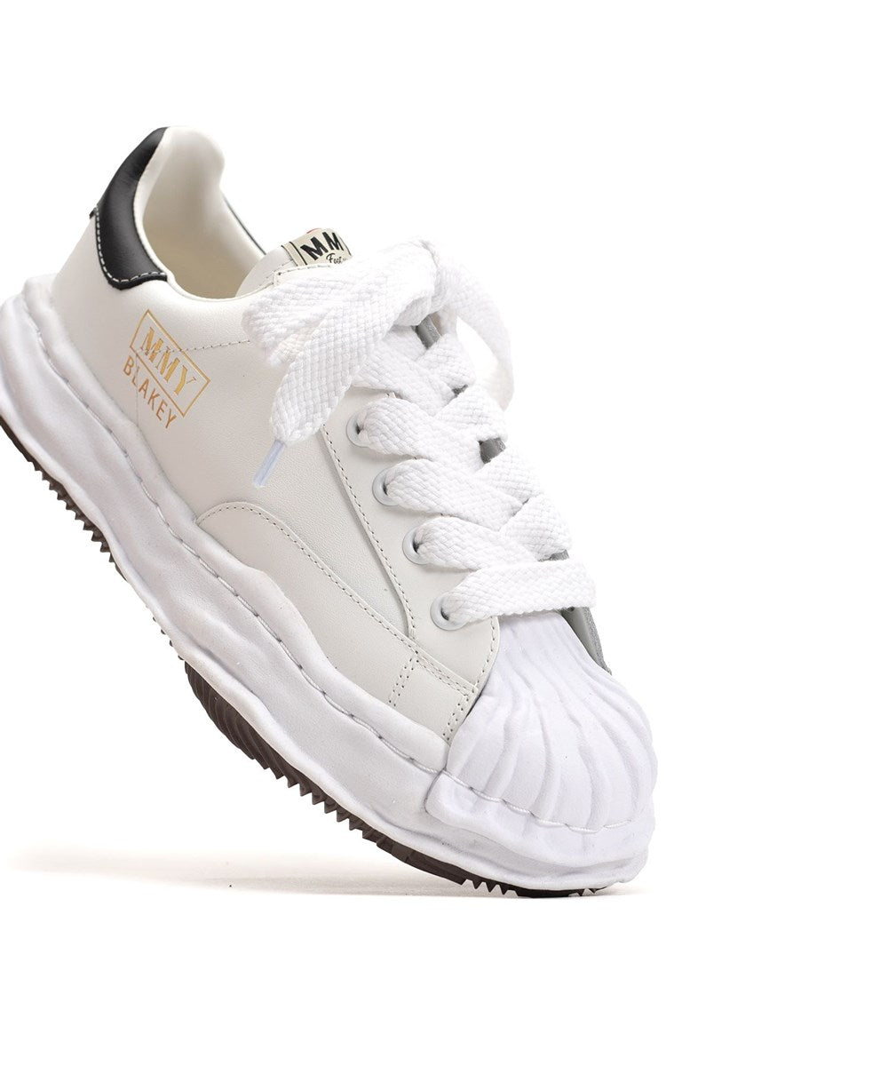 Maison MIHARA YASUHIRO BLAKEY LOW OG SOLE SHELL TOE LEATHER SNEAKER WHITE | White [A06FW702]