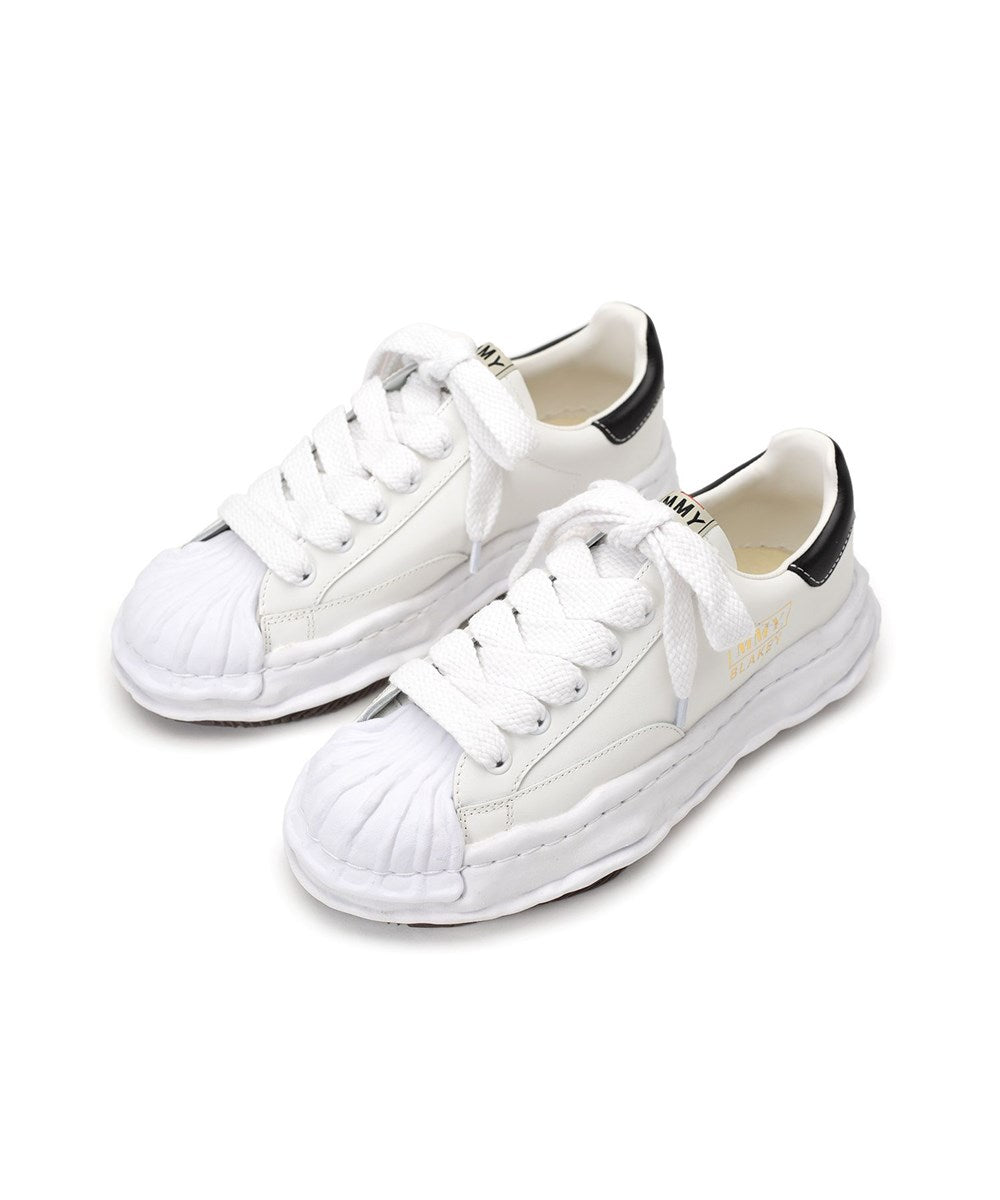 Maison MIHARA YASUHIRO BLAKEY LOW OG SOLE SHELL TOE LEATHER SNEAKER WHITE | White [A06FW702]