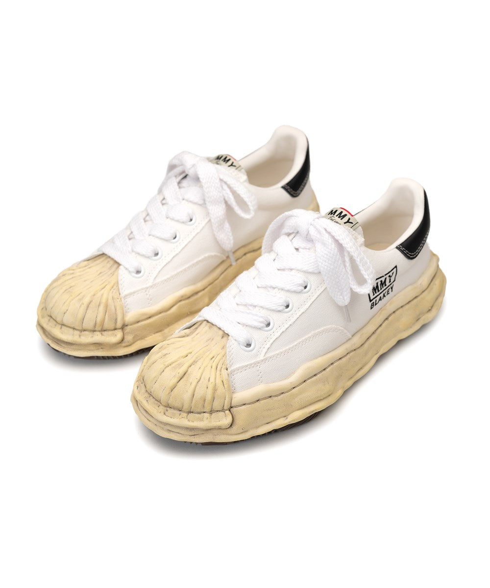 Maison MIHARA YASUHIRO ミハラヤスヒロ BLAKEY LOW ブレイキー ローVINTAGE COLOR DYED OG SOLE CANVAS LOW-TOP WHITE | ホワイト【A13FW728】