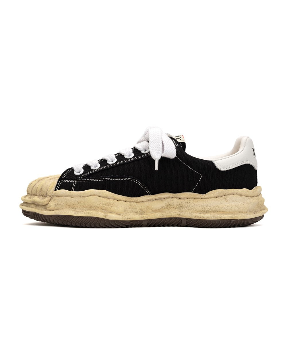 Maison MIHARA YASUHIRO ミハラヤスヒロ BLAKEY LOW ブレイキー ローVINTAGE COLOR DYED OG SOLE CANVAS LOW-TOP Black | ブラック【A13FW728】