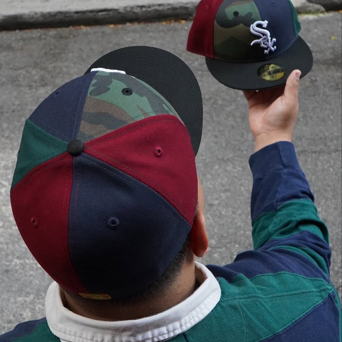 NEW ERA - Chicago White Sox 59FIFTY Cardinal/Nightshift Navy/Dark Green/Woodland Camo