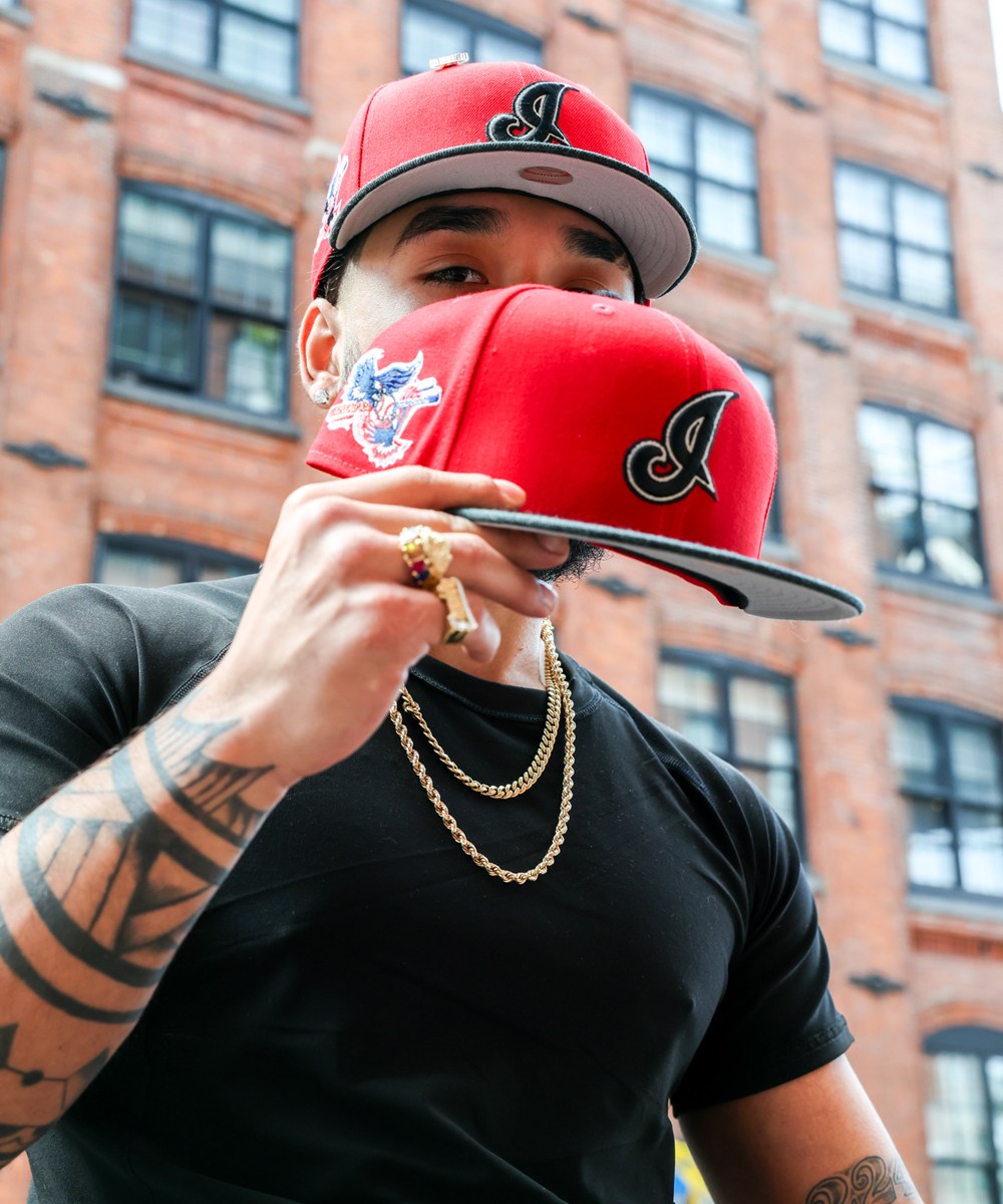 NEW ERA - Cleveland Indians 59Fifty American League Scarlet