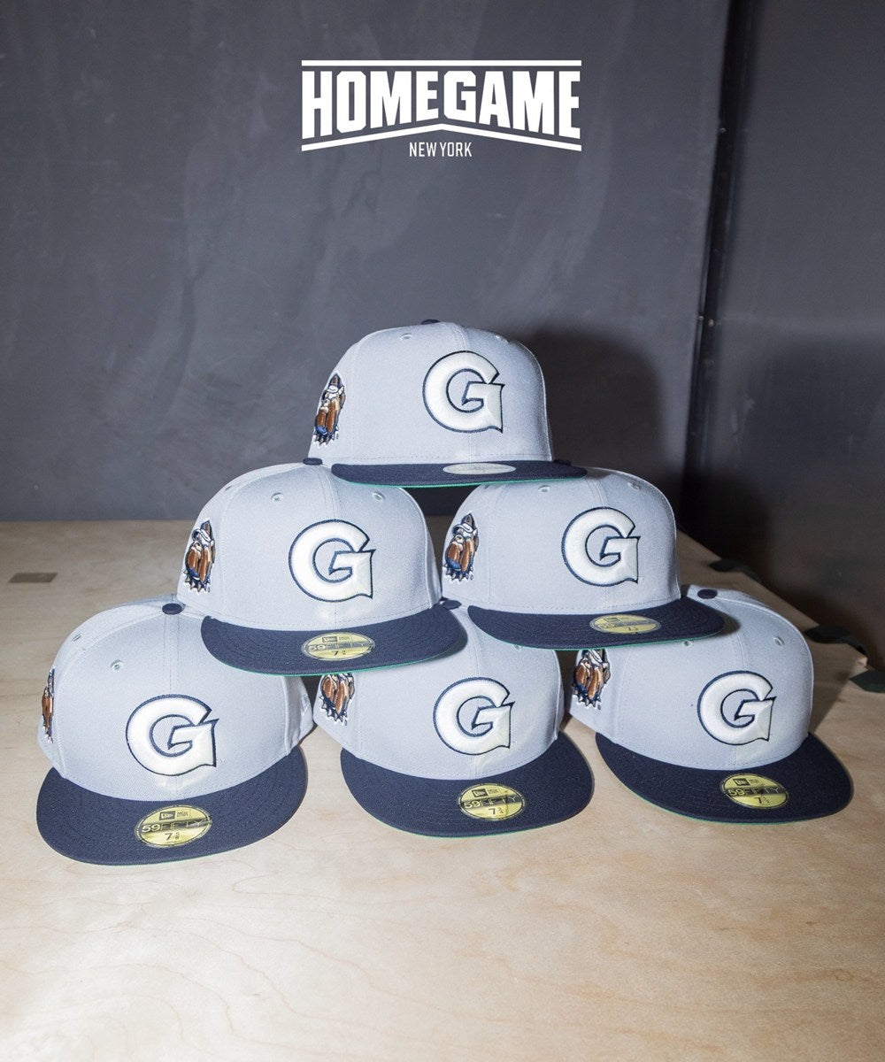 NEW ERA - Georgetown Hoyas Jack the Bulldog 59Fifty Misty Morning Gray/Navy