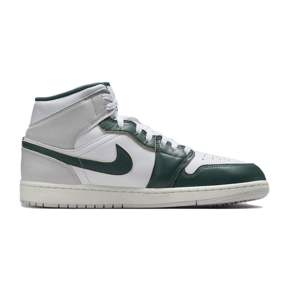 AIR JORDAN 1 MID SE エア ジョーダン 1 WHITE/GREEN-NEUTRAL GREY ホワイト/オキシダイズドグリーン × セイル-ニュートラルグレー【FQ7720-103】