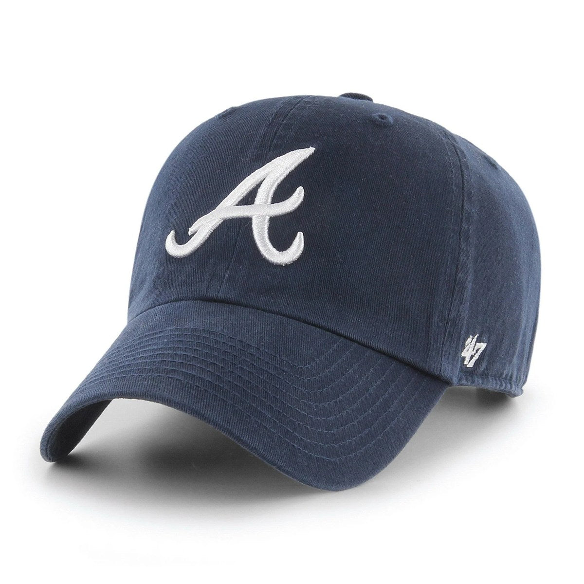 ’47 BRAND Atlanta Braves - CLEAN UP BRAVES NAVY 【14751241 47A B-RGW01GWS-NYD】