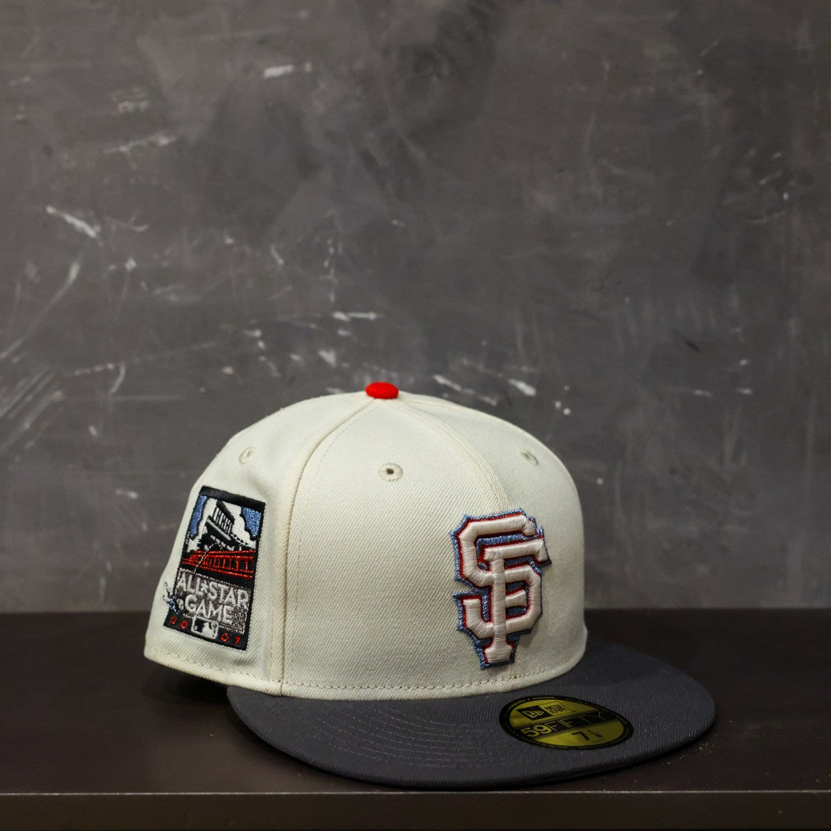 NEW ERA - San Francisco Giants 59Fifty 2007 All Star Game Chrome White/Dark Graphite