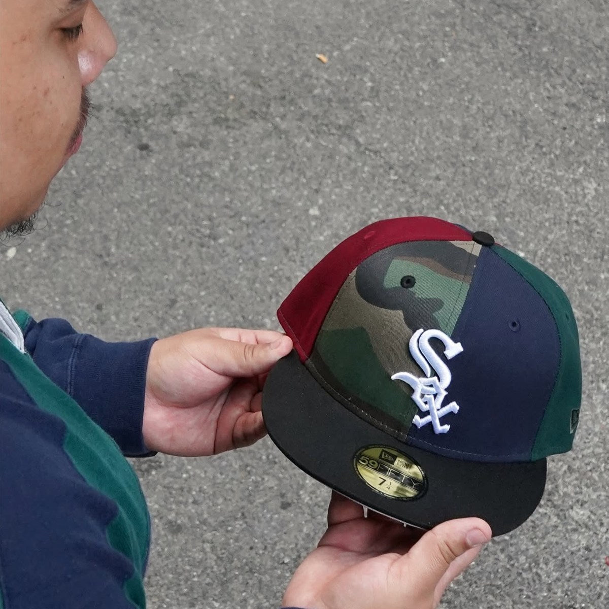 NEW ERA - Chicago White Sox 59FIFTY Cardinal/Nightshift Navy/Dark Green/Woodland Camo