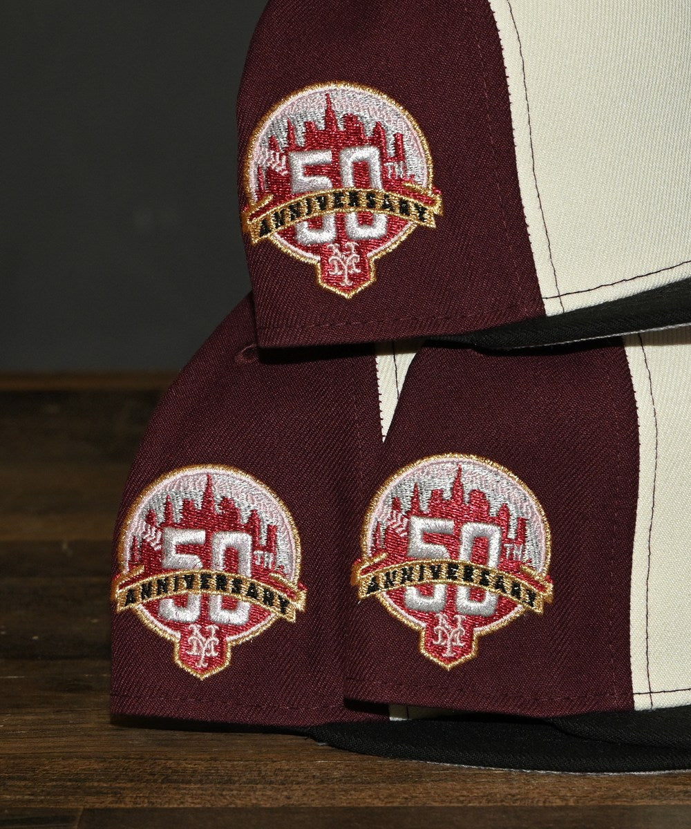 レトロ！アストロノート & アトミック ロゴのゼンマイセット 美品 NEW ERA - NEW YORK METS NYCO 50TH ANNIV. 59FIFTY MULTI – HOMEGAME