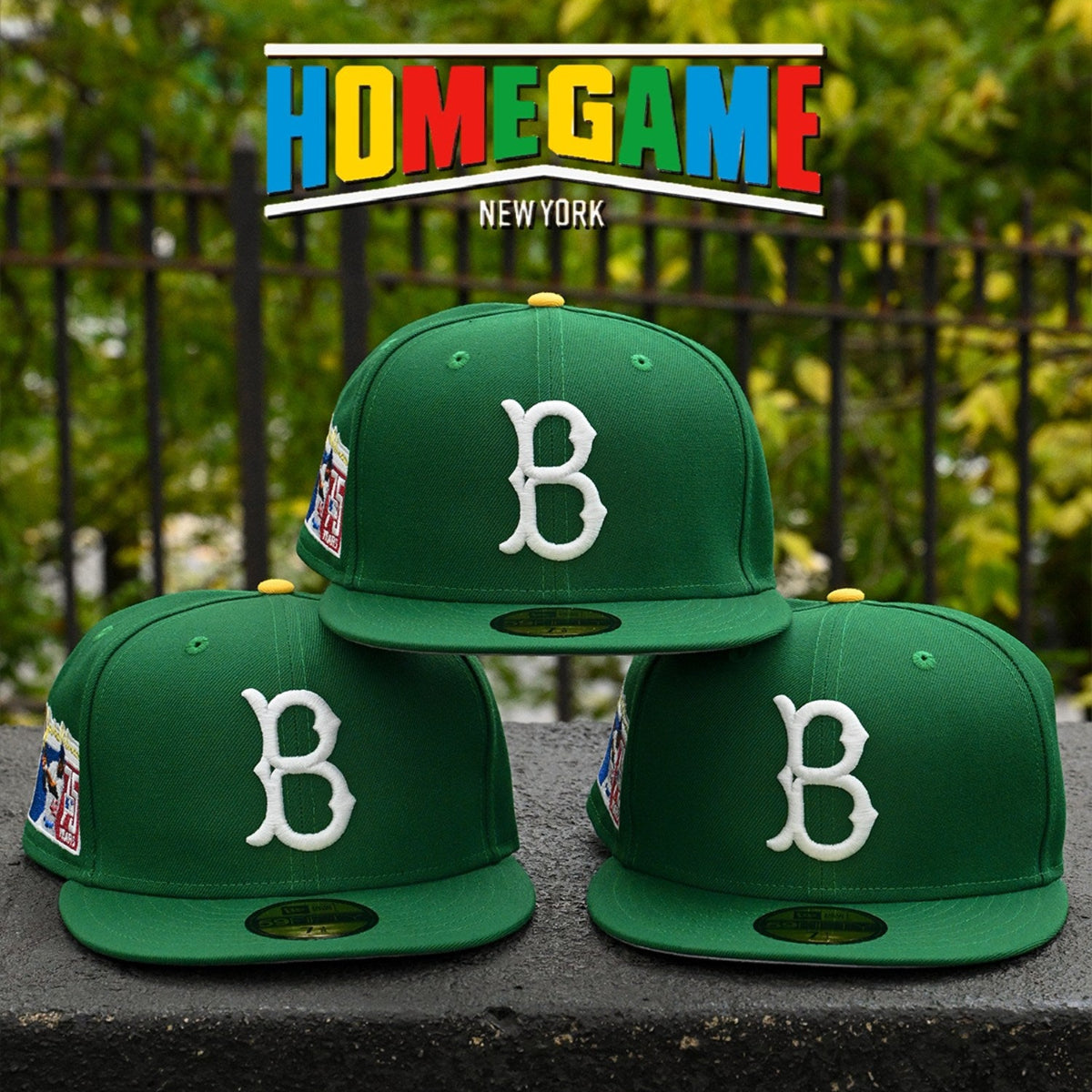 NEW ERA - Brooklyn Dodgers CO 59FIFTY Jackie Robinson 75th years Kelly Green