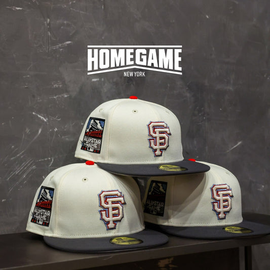 NEW ERA - San Francisco Giants 59Fifty 2007 All Star Game Chrome White/Dark Graphite